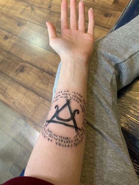 protection spell tattoo